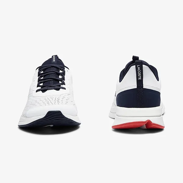 Giày Thể Thao Lacoste Run Spin Màu Trắng Xanh Navy Size 43