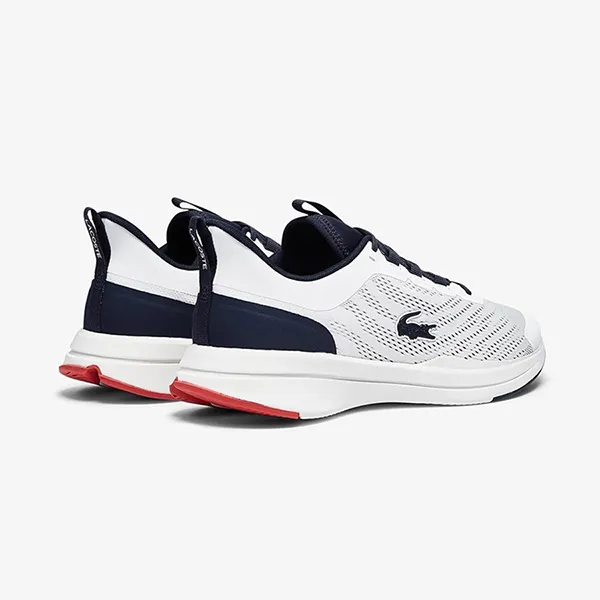 Giày Thể Thao Lacoste Run Spin Màu Trắng Xanh Navy Size 43