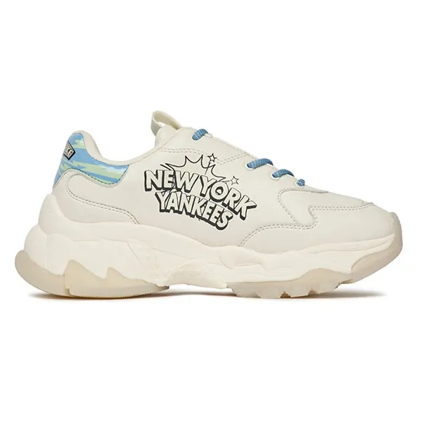 Giày Thể Thao MLB BigBall Chunky Like Cartoon New York Yankees Ivory 3ASHCLC2N-50IVS Phối Màu Size 235 - Giày - Vua Hàng Hiệu