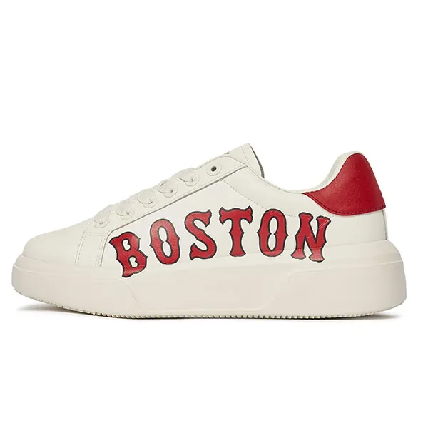 Giày Thể Thao MLB Chunky Classic P Boston Red Sox 3ASXXP12N-43RDS Màu Trắng - Đỏ Size 240