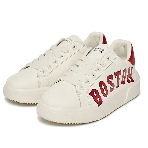 Giày Thể Thao MLB Chunky Classic P Boston Red Sox 3ASXXP12N-43RDS Màu Trắng - Đỏ Size 240