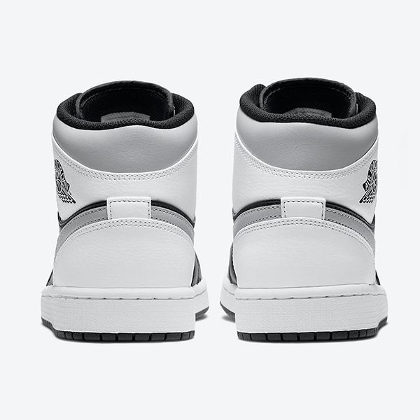 Giày Thể Thao Nike Air Jordan 1 Mid White Shadow 554724-073 Màu Đen Trắng Size 36 - 4
