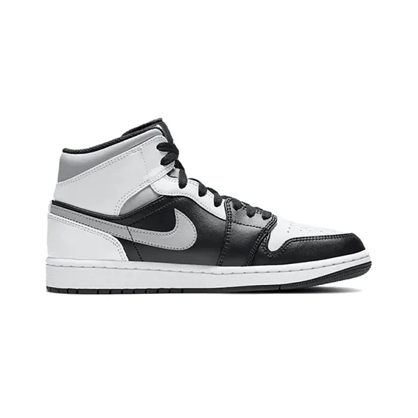 Giày Thể Thao Nike Air Jordan 1 Mid White Shadow 554724-073 Màu Đen Trắng Size 38.5 - Giày - Vua Hàng Hiệu