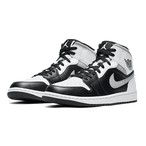 Giày Thể Thao Nike Air Jordan 1 Mid White Shadow 554724-073 Màu Đen Trắng Size 38.5 - Giày - Vua Hàng Hiệu