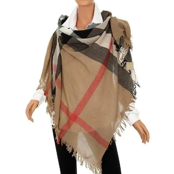 Khăn Quàng Cổ Burberry House Check Women's Camel Signature Wool 38414031 Phối Màu - Thời trang - Vua Hàng Hiệu