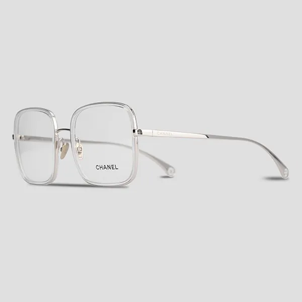 Eyeglasses Chanel Signature Transparent Grey CH3410 1678 5417 in stock   Price 20000   Visiofactory