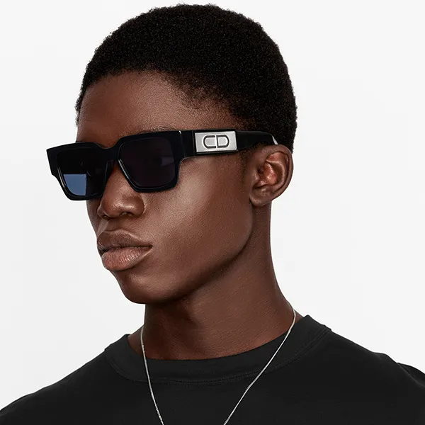 Kính Mát Dior CD SU 10B0 Black Square Sunglasses Màu Xanh Đen - Kính mắt - Vua Hàng Hiệu