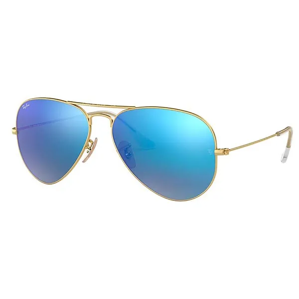 Kính Mát Rayban Aviator Pilot Blue Flash Sunglasses RB3025 112/17 62 Màu Xanh Blue