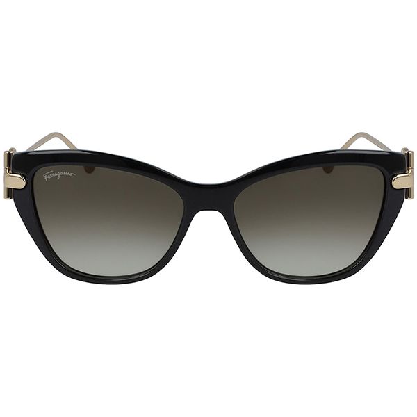 Kính Mát Salvatore Ferragamo Black Cat Eye Ladies Sunglasses SF928S 001 55 Màu Đen - 3