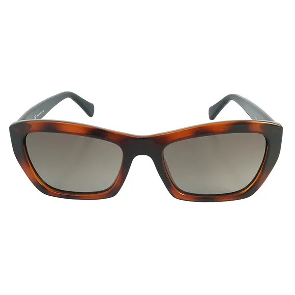 Kính Mát Salvatore Ferragamo Grey Cat Eye Sunglasses SF958S 214 55 Màu Nâu Đen - Kính mắt - Vua Hàng Hiệu