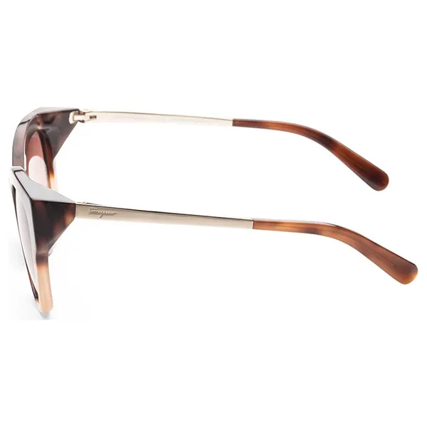 Kính Mát Nữ Salvatore Ferragamo Women Fashion 53mm Beige Havana Sunglasses SF856S-5320222 Phối Màu - Kính mắt - Vua Hàng Hiệu