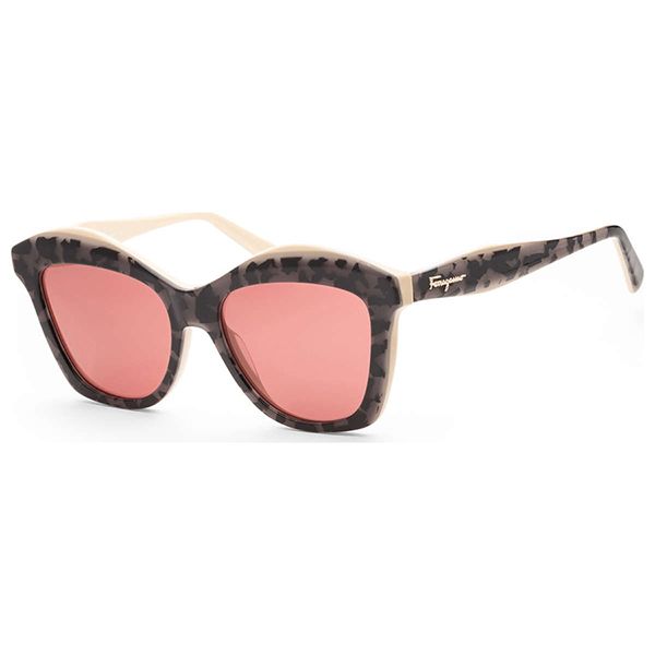 Kính Mát Salvatore Ferragamo Women Fashion 54mm Havana Beige Sunglasses SF941S-056 Phối Màu - 2