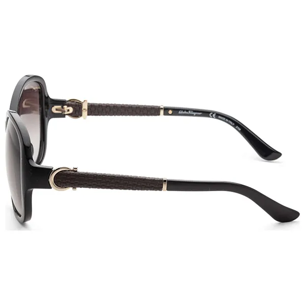 Kính Mát Salvatore Ferragamo Women Fashion 59mm Black Sunglasses SF744SLA-001 Màu Đen - Kính mắt - Vua Hàng Hiệu