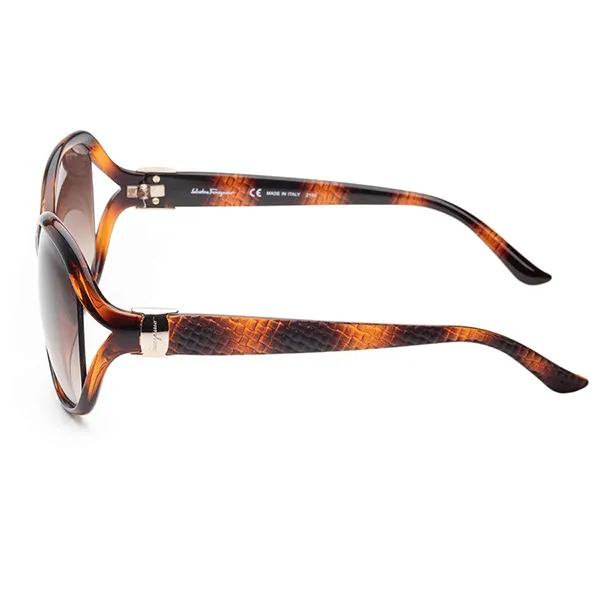 Kính Mát Salvatore Ferragamo Women Fashion 61mm Tortoise Sunglasses SF770SA-214 Phối Màu - Kính mắt - Vua Hàng Hiệu