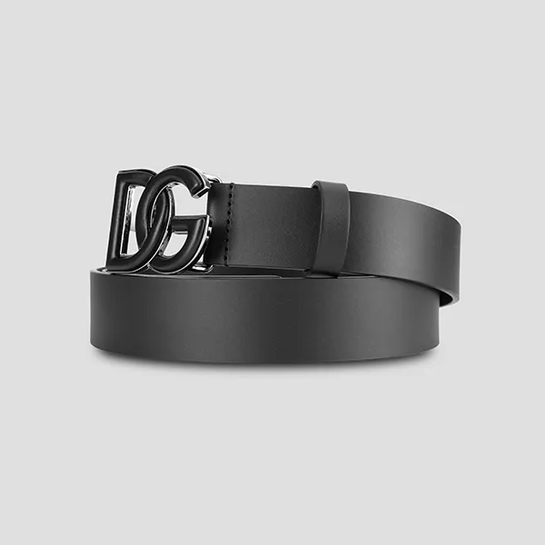 Thắt Lưng Nam Dolce & Gabbana D&G DG Logo BC4674 AX622 80999 Màu Đen