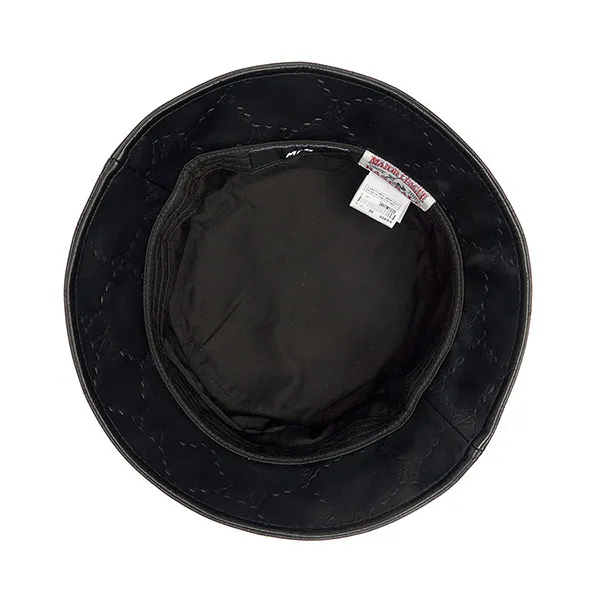 Mũ MLB Bucket Monogram Embo New York Yankees 3AHTM1226-50BKS Màu Đen