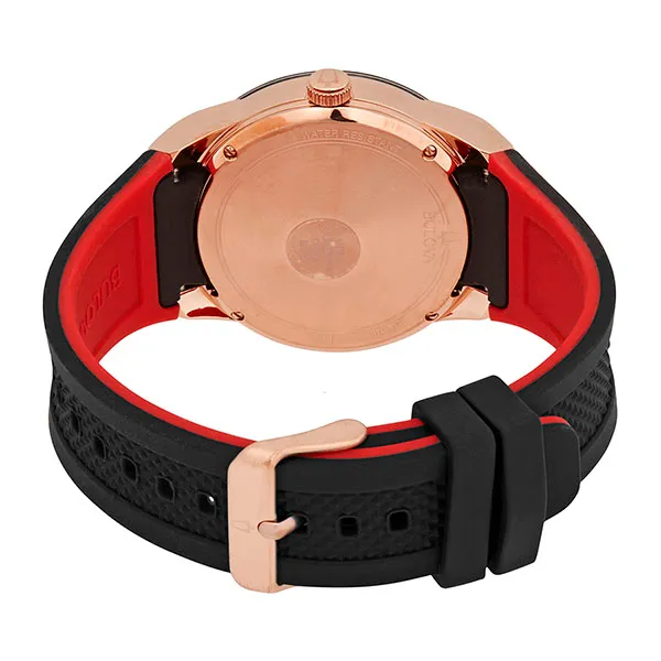 Đồng Hồ Nam Bulova Futuro Quartz Black Dial Black Silicone Men's WatchItem 97C111 Màu Đen