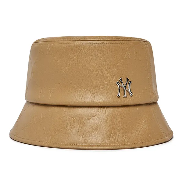 Mũ MLB Bucket Monogram Embo New York Yankees 3AHTM1226-50BGD Màu Nâu - Mũ nón - Vua Hàng Hiệu