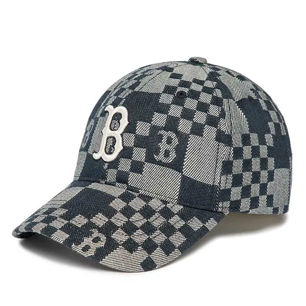 Mũ MLB Denim Boston Red Sox 3ACPCC12N-43BKS Màu Đen Xám - Mũ nón - Vua Hàng Hiệu