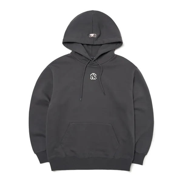 BASIC SMALL LOGO OVERFIT NEW YORK YANKEES HOODIE