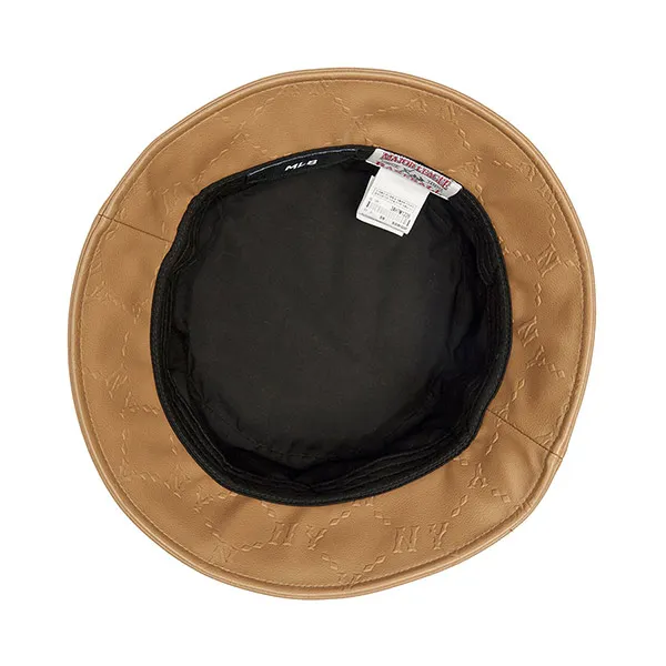 Mũ MLB Bucket Monogram Embo New York Yankees 3AHTM1226-50BGD Màu Nâu - Mũ nón - Vua Hàng Hiệu