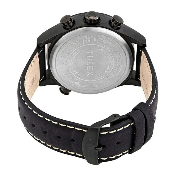 Đồng Hồ Nam Timex Intelligent Quartz Chrono Timer Black Dial Men's Watch TW2P72600 Màu Đen