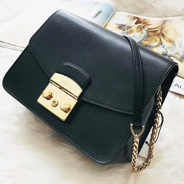 Túi Đeo Chéo Furla Metropolis Crossbody S Màu Đen