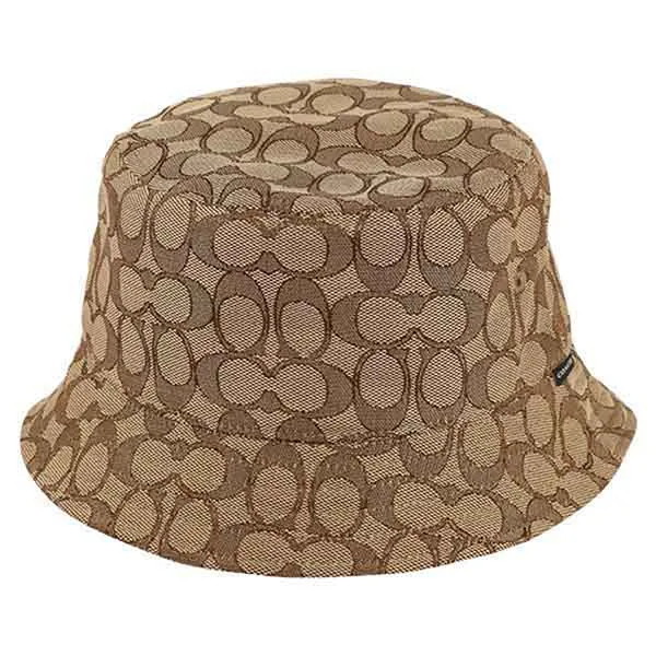 Mũ Coach Exclusive Jacquard Bucket Hat CH401 Màu Nâu - Mũ nón - Vua Hàng Hiệu