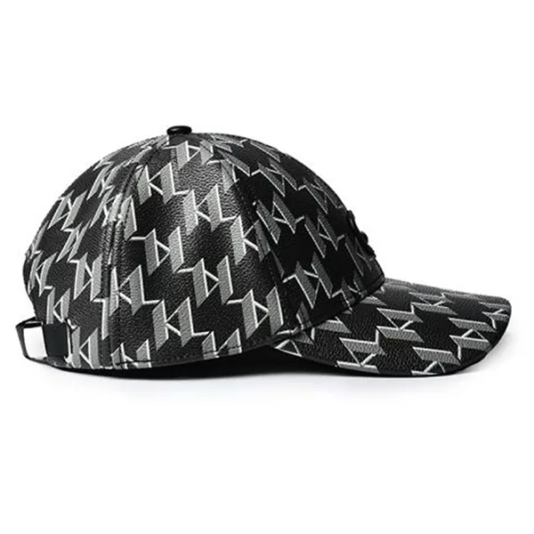 Mũ Karl Lagerfeld K/Ikonik Monogram-Print Cap Màu Đen Xám