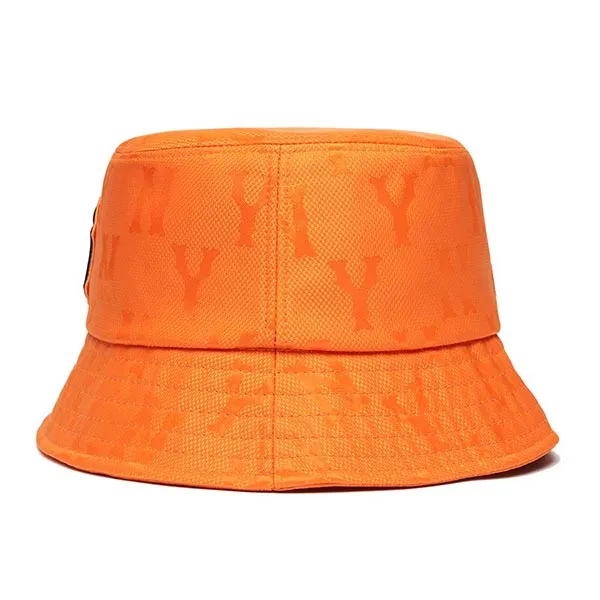 Mũ MLB Bucket Monogram Nylon Jacquard New York Yankees 3AHTM021N-50ORS Màu Cam Size 57 - Mũ nón - Vua Hàng Hiệu