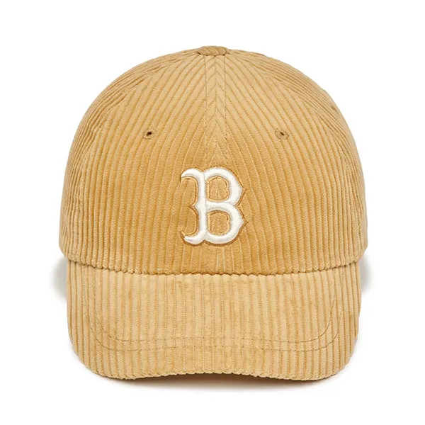 Mũ MLB Corduroy Unstructured Ball Cap Boston Red Sox 3ACPC0126-43BGS Màu Vàng