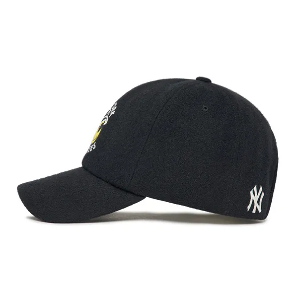 Mũ MLB Smile Wool Unstructured Ball Cap NY Yankees 3ACPSM126-50KBS Màu Đen