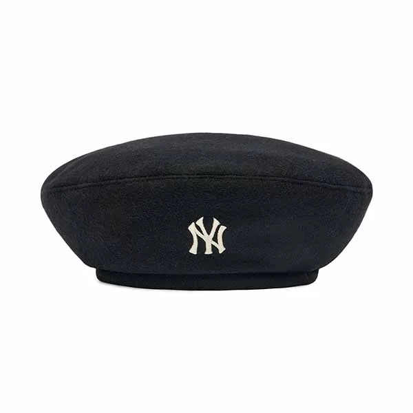 Mũ Nồi MLB Rookie Beret New York Yankees 3ACBB0126-50BKS Màu Đen Size S - Mũ nón - Vua Hàng Hiệu