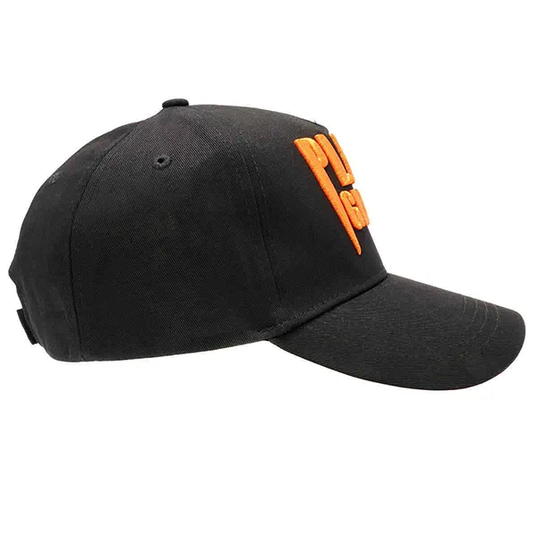 Mũ Philipp Plein Embroidered Plein Girls Cotton Baseball Cap - Orange Màu Đen Cam