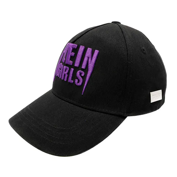 Mũ Philipp Plein Embroidered Plein Girls Cotton Baseball Cap - Violet Màu Đen Tím - Mũ nón - Vua Hàng Hiệu