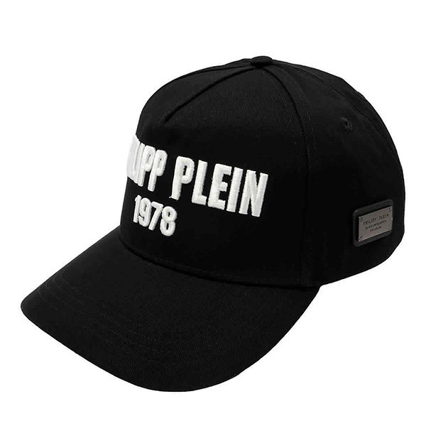 Mũ Philipp Plein Men's Black Visor Baseball Cap Màu Đen - 4