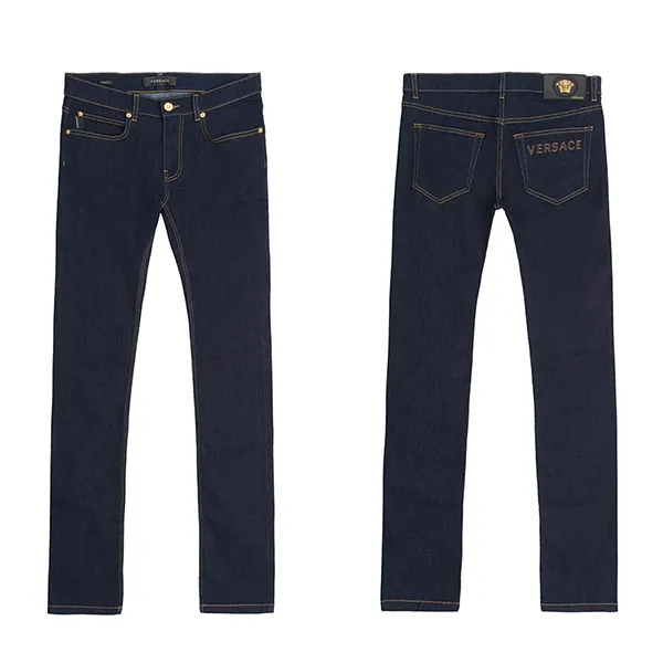Quần Bò Versace Denim Blue A84323S-A232560 Màu Xanh Blue - Thời trang - Vua Hàng Hiệu