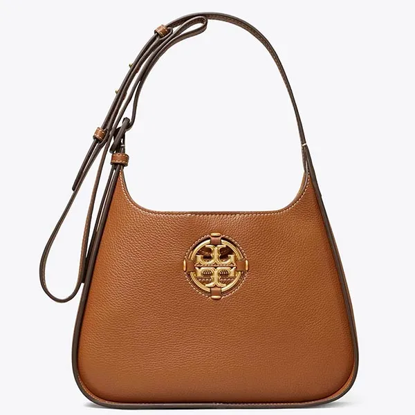 Túi Đeo Vai Tory Burch Miller Hobo Shoulder Bag Màu Nâu - Túi xách - Vua Hàng Hiệu