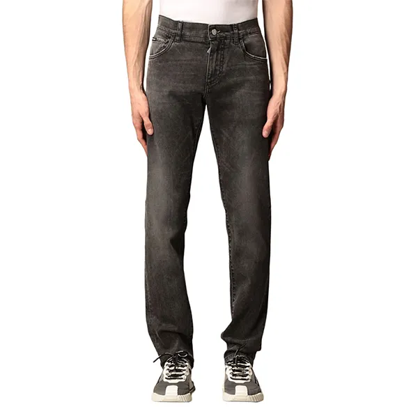 Quần Jeans Nam Dolce & Gabbana D&G Grey Tag Skinny GY07LD G8CO7 S9001 Màu Xám