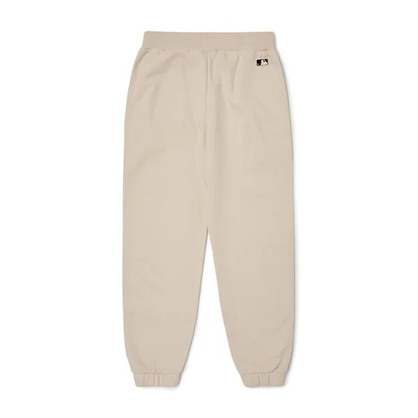 Quần Jogger MLB Diamond Monogram Tape Loose Fit Jogger Pants New York Yankees 3APTM0326-50CRS Màu Be