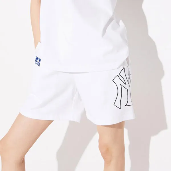 [MLB] Basic Big Logo Half-Length Shorts ★すぐ品切れ★ MLB NY Yankees Basic Big Logo Shorts Black | HM8Store