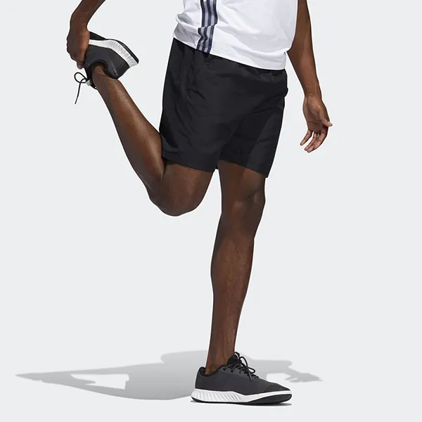 Quần Short Adidas 3 Sọc 8 Inch FM2146 Màu Đen Size M