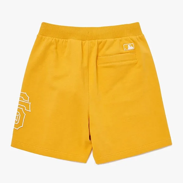 Quần Short MLB Basic Big Logo 3ASPB0223-14ORL Màu Vàng