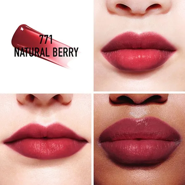 Son Dior Addict Lip Tint 771 Natural Berry Màu Đỏ Hồng - Son Môi - Vua Hàng Hiệu