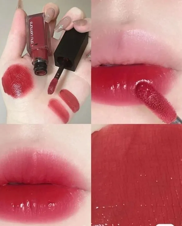 Son Kem Shu Uemura Kinu Cream RD 176 Màu Hồng Đất Ánh Đỏ