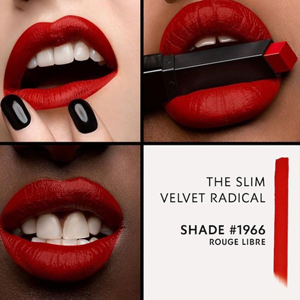 Son Yves Saint Laurent YSL Slim Velvet Radical Matte Lipstick 1966 Rouge Libre Màu Đỏ Gạch - 4