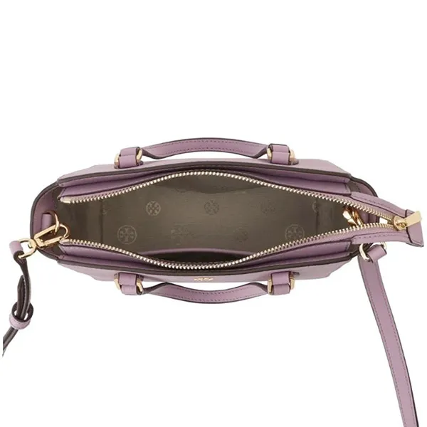 Túi Xách Tory Burch Emerson Mini Top Zip Handbag Purse Dusty Violet Màu Tím