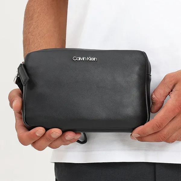 Túi Cầm Tay Nam Calvin Klein Utility Napa Compact Case K50K509226 Màu Đen
