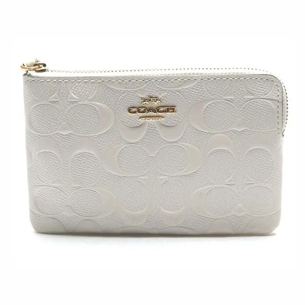 Túi Cầm Tay Coach F30049-IMCHK Wrislet Màu Trắng