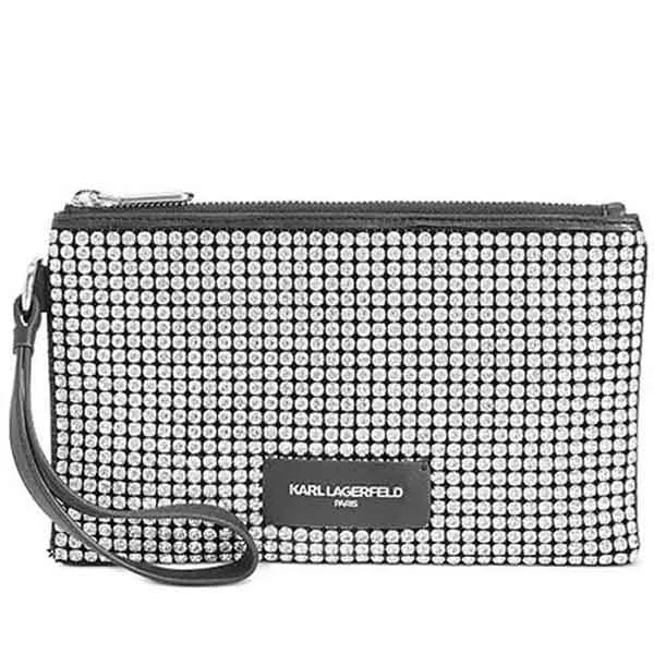Túi Cầm Tay Karl Lagerfeld Mini Handbags For Women Màu Đen - Túi xách - Vua Hàng Hiệu